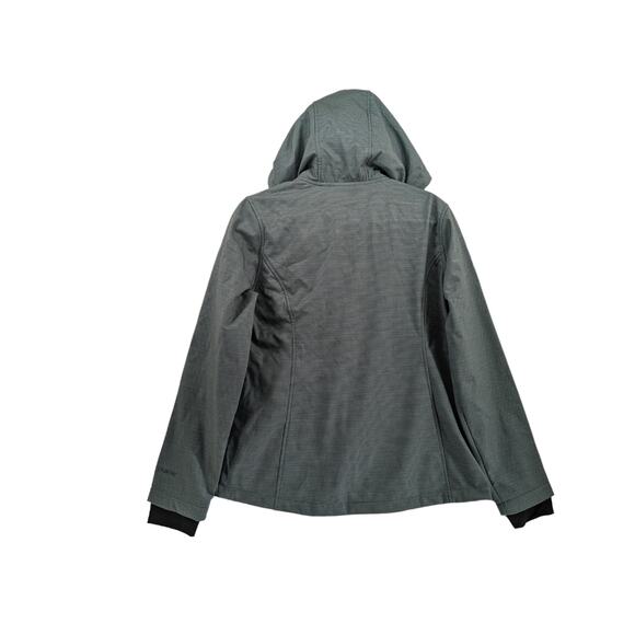 Free Country FreeCycle Hooded Jacket M Olive Green Full Zip Water Resistant Coat - Picture 2 of 12